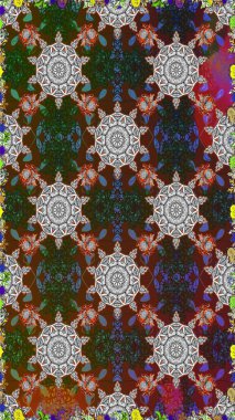 Elle çizilmiş Raster resim. Parlak unsurları. Sorunsuz çiçek deseni-ebilmek var olmak kullanılmış için duvar kağıdı, kağıt, davet, el ilanı, afiş veya Web sitesi kaydırma Web sitesi arka plan.