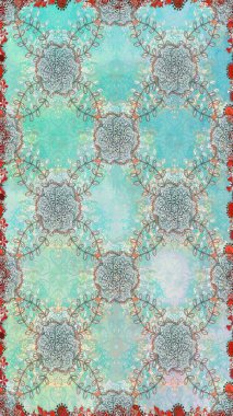 Tarafsız renklerde çiçekler. Renkli Yaz Temalı Kusursuz Arkaplan. Düz Çiçek Elementleri Tasarımı. Raster illüstrasyonunda trendsiz çiçek deseni.