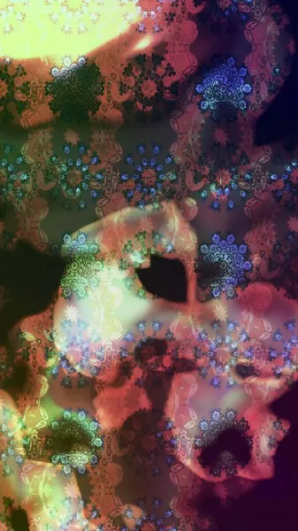 Modaya uygun kumaş deseni. Düz Çiçek Elementleri Tasarımı. Sevimli çiçek raster deseni. Renkli Yaz Teması çizim şablonu.