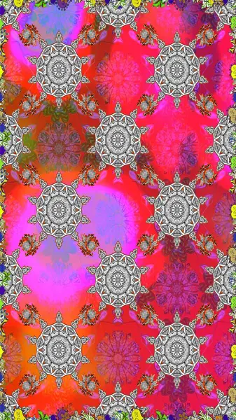 Sorun -suz. Raster illüstrasyon. Küçük çiçek sevimli Çiçek desen.