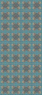 Raster illüstrasyonu. Kusursuz soyut bir arkaplan. Oriental raster klasik mavi, gri ve kahverengi ve altın desenli.