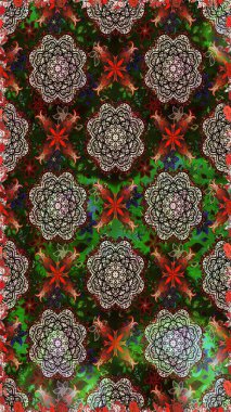 Küçük çiçekteki kusursuz desen. Güzel kumaş deseni. Hoş bir çiçek geçmişi var. Raster illüstrasyonu.