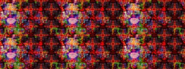 Tony 'nin kumaş kalıbını çiz. Raster illüstrasyonu. Modaya uygun kumaş deseni. Küçük çiçekte sevimli çiçek deseni var..