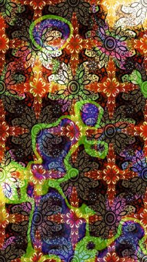 Kahverengi lale çiçekli Raster eskiz deseni. Doğal kozmetik ürünleri, parfüm, çiçekçi dükkanı için bahar ihalesi tasarımı. Paket kağıdı için en iyisi. Karşılama ya da düğün geçmişi olarak kullanılabilir.