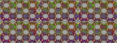 Raster illüstrasyonu. Bahar çiçekli, dikişsiz, sevimli çiçek deseni. Güzel kumaş deseni.