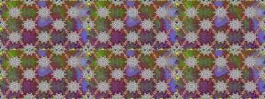 Güzel kumaş deseni. Küçük çiçekteki sevimli çiçek deseni. Güzel karalama çiçekleri olan kusursuz çiçek desenleri. Raster illüstrasyonu.