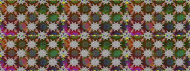 Çiçekleri, deniz kabukları, mandalaları ve suluboya efektleriyle donanma geçmişi. Kusursuz etnik tasarım. Yatak çarşafları, ceket, paket tasarımı, kumaş ve moda kavramları için tekstil baskısı.