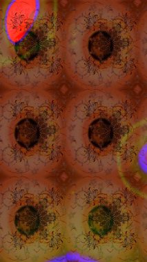 Raster stili kumaş deseni. Çiçekler suluboya çizim deseni.