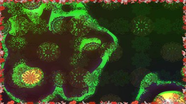 Gri renkli etnik çiçekli zarif eskiz deseni. Raster Çiçek İllüstrasyon Şirin Tekstil.