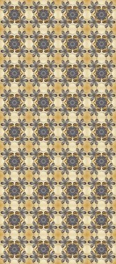 Bej, gri, nötr ve altın desenli. Tekrarlayan ögelerle soyut arkaplan çiz. Zarif raster klasik desen.