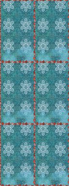 Yumuşak pamuk tasarımı. Sarma, tekstil ve duvar kâğıdı için kusursuz çiçek arkaplanı. Raster 'ın taze dokusu. Klasik çiçek desenli. Yumuşak kiremit.