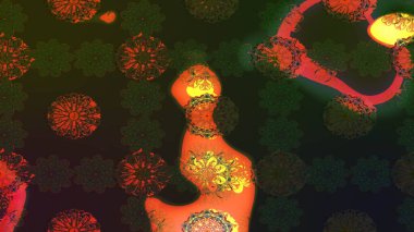 Çiçek desenli eskiz, darbeler, sıçramalar, yaz çiçekleri. Gri renkli çiçekler. Raster illüstrasyonu.