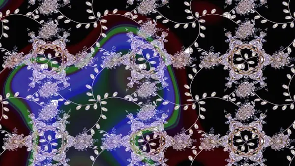 Raster illüstrasyonu. Tropik çiçek desenleri. Siyah renkte çiçekler.