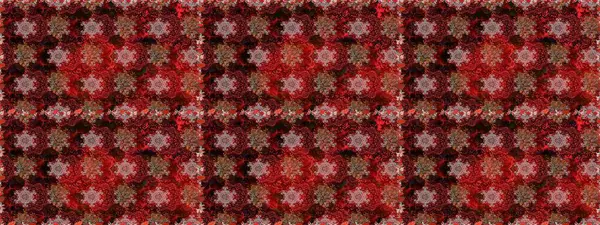 Halk tarzı. Modern çiçek arkaplanı. Parlak renkli çiçekleri ve kahverengi ve kırmızı renkte yaprakları olan harika, pürüzsüz çiçek deseni. Moda baskıları için zarif bir şablon.