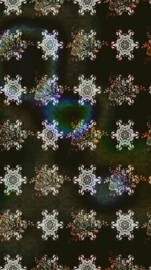 Küçük çiçekteki sevimli çiçek deseni. Raster illüstrasyonu. Çizim.