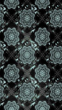 Sevimli çiçek raster deseni. Siyah renkli çiçekler. Renkli Bahar Teması eskiz kalıbı. Düz Çiçek Elementleri Tasarımı.