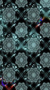 Klasik çiçek desenli. Paketleme, tekstil, duvar kâğıdı için çiçek eskizi. Yumuşak fayans. Raster 'ın taze dokusu. Yumuşak pamuk tasarımı.