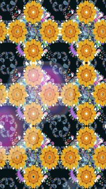 Sketch folk pattern in small wild flowers. Liberty style millefleurs. Floral meadow background for textile, wallpaper, covers, surface, print, gift wrap, scrapbooking, decoupage. Rustic chic.