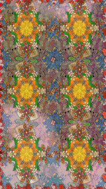 Ev dekoru. Fantezi çiçekli kusursuz desen, doğal duvar kağıdı, çiçek desenli kıvrım çizimi. Paisley el çizimi elementler.