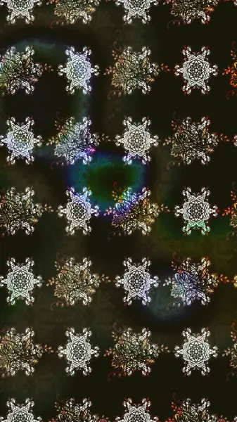 Küçük çiçekteki sevimli çiçek deseni. Raster illüstrasyonu. Çizim.