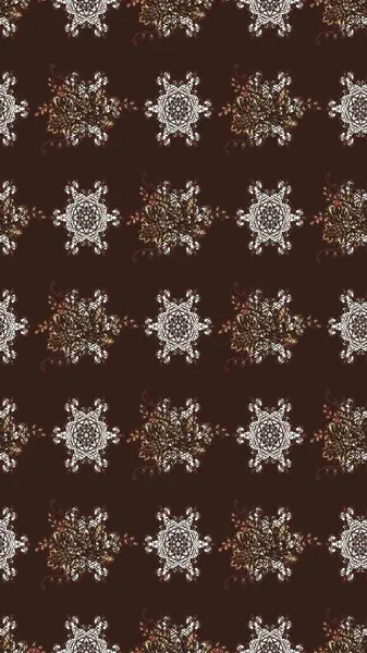 Çiçek desenli çizim. Raster illüstrasyonu. Asya tekstil tarzında. Güzel kumaş deseni. Renkli Bahar Teması eskiz kalıbı. Düz Çiçek Elementleri Tasarımı.