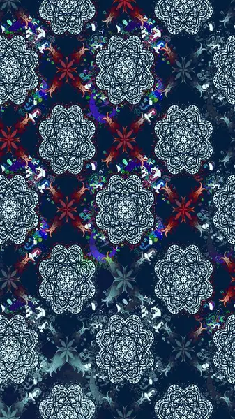 Raster güzel bir çiçek deseni çizmiş. Bahar mevsimi. Tatil havası. Nazik romantik baskı. Mavi renkte çiçekler.