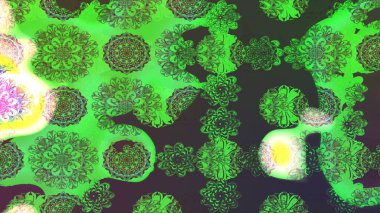 Çiçekli bahar çiçekleri. Küçük çiçekte güzel bir desen. Küçük renkli çiçekler. Moda baskıları için zarif bir şablon. Motley illüstrasyonu.