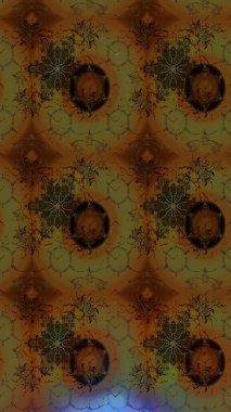 Modern çiçek arkaplanı. Halk tarzı. Parlak renkli çiçekleri ve kahverengi renkli yaprakları olan harika bir çiçek deseni. Moda baskıları için zarif bir şablon.