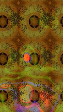 Kahverengi renkli çiçekler. Küçük çiçekte sevimli çiçek deseni var..