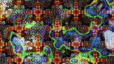 Hediye ambalaj kağıdı, tebrik kartları, posterler ve pankart tasarımı. Raster düz çiçek çizim deseni. Kahverengi renkte çiçekler.