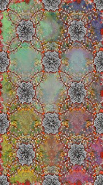 Klasik çiçek desenli. Yumuşak pamuk tasarımı. Sarma, tekstil ve duvar kâğıdı için kusursuz çiçek arkaplanı. Yumuşak fayans. Raster taze dokusu.