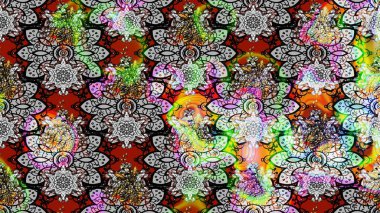 Güzel eskiz şekli. Raster çiçekli arka plan. Yazdır. Düz Çiçek Elementleri Tasarımı. Güzel kumaş deseni. Renkli Yaz Teması çizim şablonu.