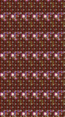 Güzel çiçek deseni. Kahverengi renkli çiçekler. Renkli Bahar Teması eskiz kalıbı. Düz Çiçek Elementleri Tasarımı.