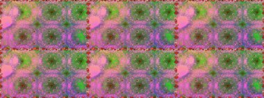 Yeşil ve pembe renkli vadi çiçekleri. Suluboya, elle çizilmiş. Raster - stok. Kusursuz arkaplan deseni.