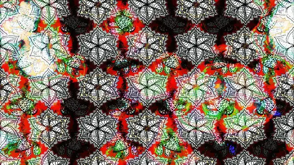 Modern stil dokusu. Çiçek desenli raster, nötr çizgi grafik deseni soyut raster arkaplan.