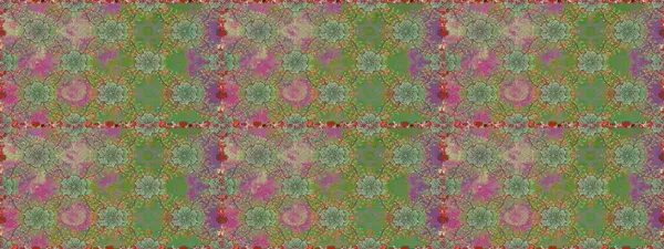 Raster illustration. On green and neutral colors in watercolor style. Seamless spring pattern with little flowers.