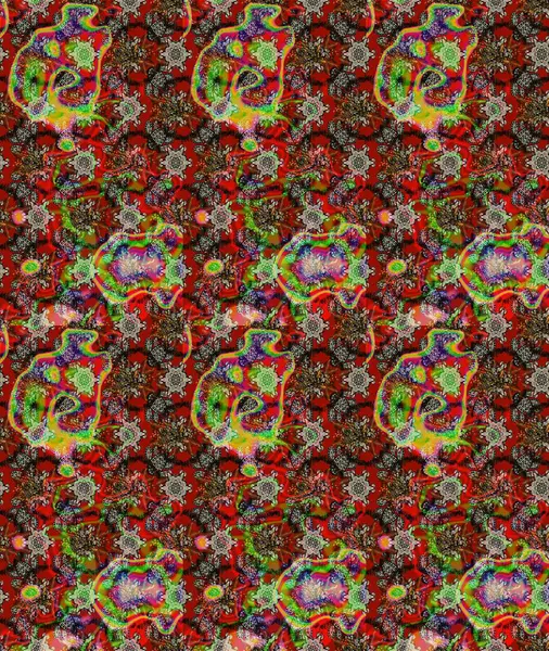 Çiçek desenli eskiz. Kırmızı renkte çiçekler. Tişört baskısı için çiçek boyama rasteriName.