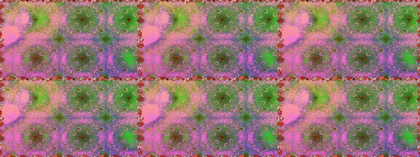 Yeşil ve pembe renkli vadi çiçekleri. Suluboya, elle çizilmiş. Raster - stok. Kusursuz arkaplan deseni.