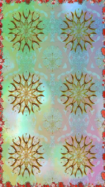 Tarafsız ve mavi renkte çiçekler. Raster illüstrasyonu. Renkli Bahar Temalı Kusursuz Arkaplan. Düz Çiçek Elementleri Tasarımı. Çiçekli, suluboya desenli kusursuz çiçek deseni.