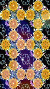 Sarı lale çiçekli Raster eskiz deseni. Doğal kozmetik ürünleri, parfüm, çiçekçi dükkanı için bahar ihalesi tasarımı. Karşılama ya da düğün geçmişi olarak kullanılabilir. Paket kağıdı için en iyisi..