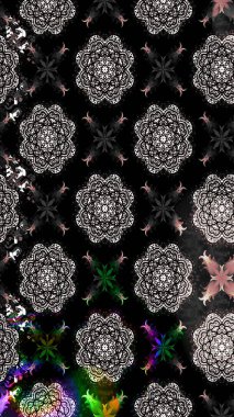 El yapımı çiçek ve bitki koleksiyonu. Raster illüstrasyonu. Eskiz tarzı siyah renkler. Şirin karalamalı çiçek desenli çizim. Raster illüstrasyonu.