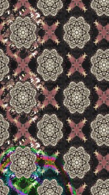 Sevimli çiçek raster deseni. Gri renkli çiçekler. Renkli Yaz Temalı eskiz kalıbı. Düz Çiçek Elementleri Tasarımı.