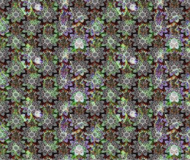 Sınır Kızılderili çiçekli paisley patten. Raster Henna tarzı. Etnik Mandala havlusu. Tebrik kartı geçmişi, boyama kitabı, arkaplan ve tekstil için kullanılabilir. Taslak süsleme izi.