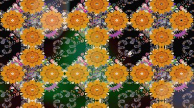 Raster kına dövme tarzı. Kullanılabilir Tekstil, tebrik kartı, boyama kitabı, telefon durumda yazdırma için. Hint çiçek desenli madalyon desen. Etnik Mandala süsleme.