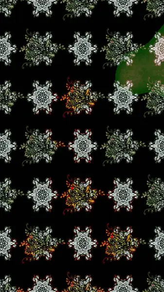 Çiçek desenli çizim. Raster illüstrasyonu. Asya tekstil tarzında. Siyah renkli çiçekler. Renkli Bahar Teması eskiz kalıbı. Düz Çiçek Elementleri Tasarımı.