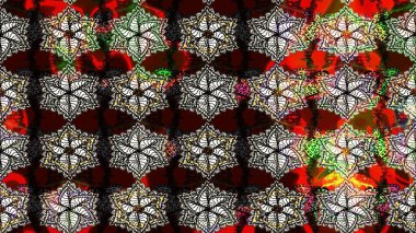 Raster illüstrasyonu. Suluboya, elle çizilmiş. Siyah yapraklı yabani çiçekler. Taslak arkaplan deseni.