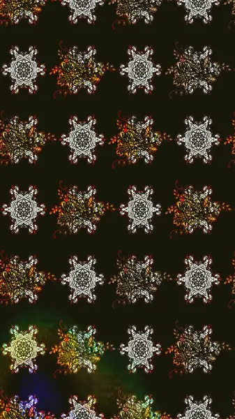 Tropik çiçek desenleri. Raster illüstrasyonu. Gri renkli çiçekler.