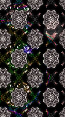 Çizim çiçek deseni duvar kağıdı, web sitesi arka planı, ambalaj kağıdı, davetiye, broşür, afiş veya web sitesi için kullanılabilir. El çizimi Raster çizimi. Karalama elementleri.