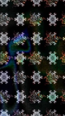 Sevimli çiçek raster deseni. Modaya uygun kumaş deseni. Renkli Yaz Temalı eskiz kalıbı. Düz Çiçek Elementleri Tasarımı.