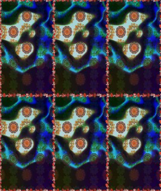 Küçük çiçekteki sevimli çiçek deseni. Varicologray raster kusursuz çizim. Birçok gri soyut çiçekli tropik, pürüzsüz desen.